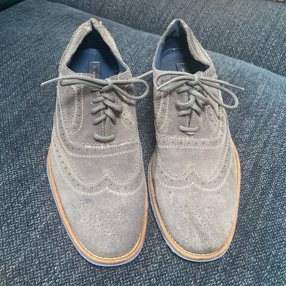 Giorgio Brutini Blue Oxford Lace Up Shoes Size 9.5 main image 4